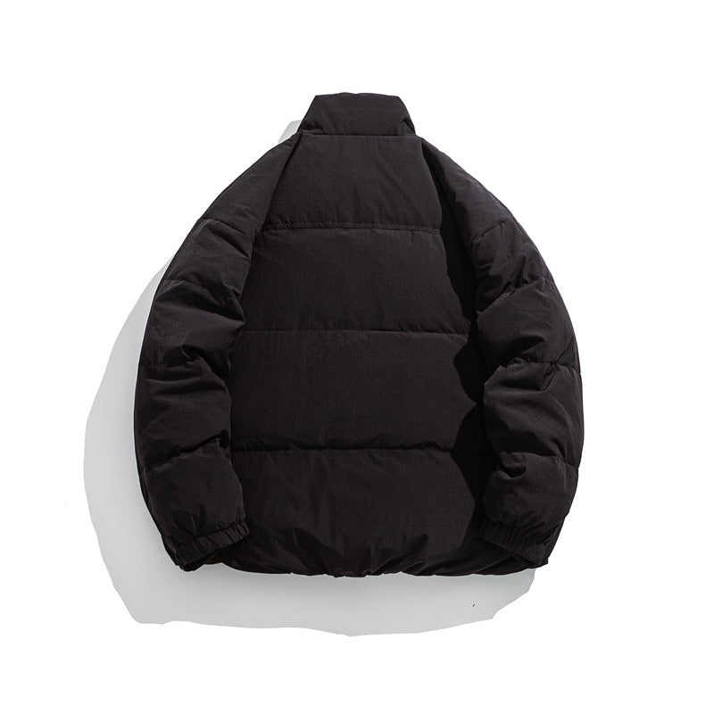 Herren Wattierte Kurz‑Thermojacke mit hohem Stehkragen und verstellbaren Klettbündchen Drune