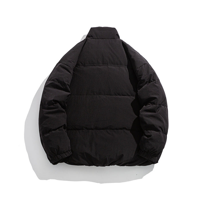 Herren Wattierte Kurz‑Thermojacke mit hohem Stehkragen und verstellbaren Klettbündchen Drune