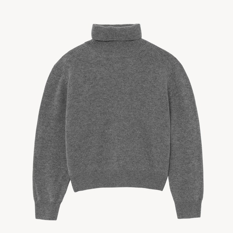 Damen Kuscheliger Rollkragenpullover aus hochwertigem Strick Drune