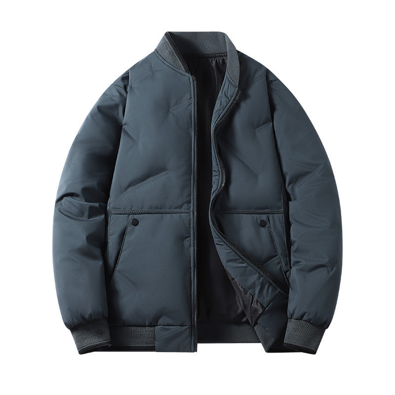 Unisex nan wattierte Steppjacke mit Stehkragen, wasserabweisender Außenhülle und elastischen Bündchen Drune