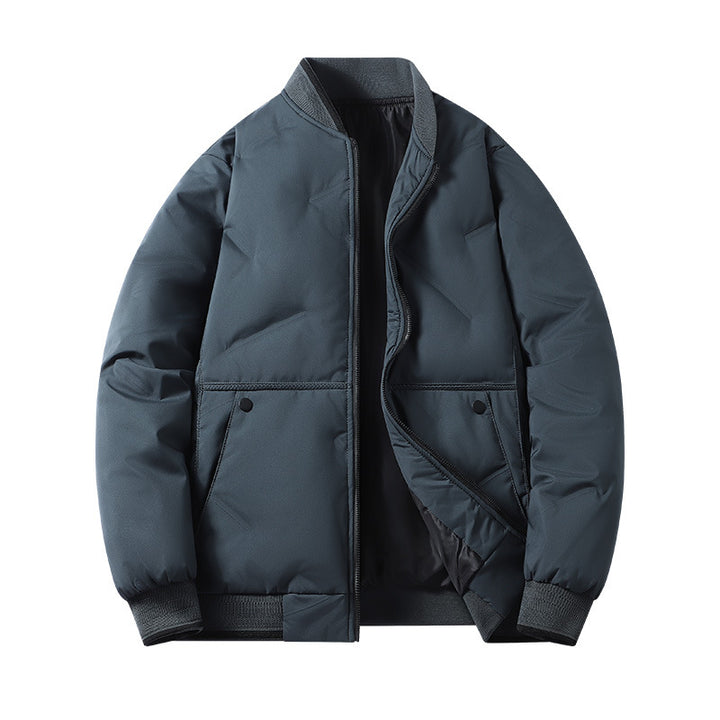 Unisex nan wattierte Steppjacke mit Stehkragen, wasserabweisender Außenhülle und elastischen Bündchen Drune