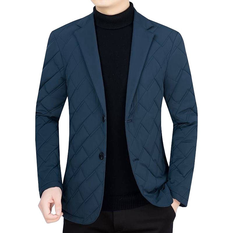 Herren gesteppter Business-Blazer mit leichter Thermo-Isolierung Drune