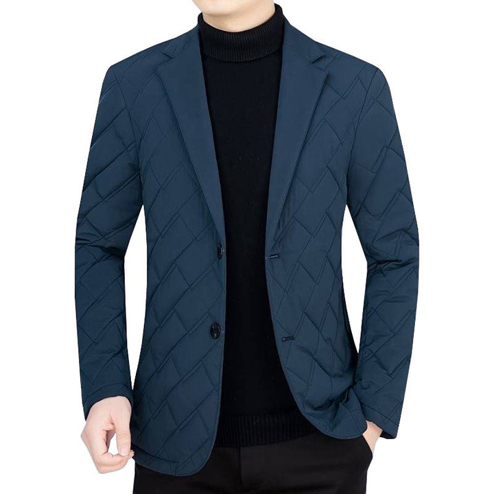 Herren gesteppter Business-Blazer mit leichter Thermo-Isolierung Drune