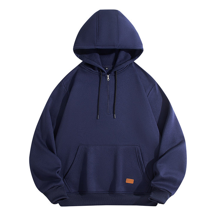 Herren Sportlicher Kapuzenpullover mit Reißverschluss Drune