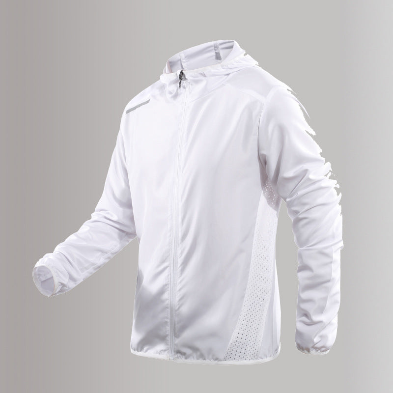 Herren Atmungsaktive und Wasserdichte Laufjacke