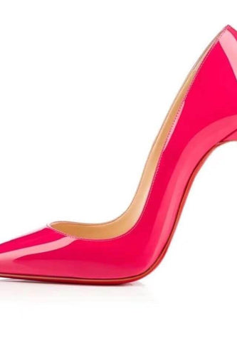 Drune | Spitz Zulaufende 1rote Boden Schuhe