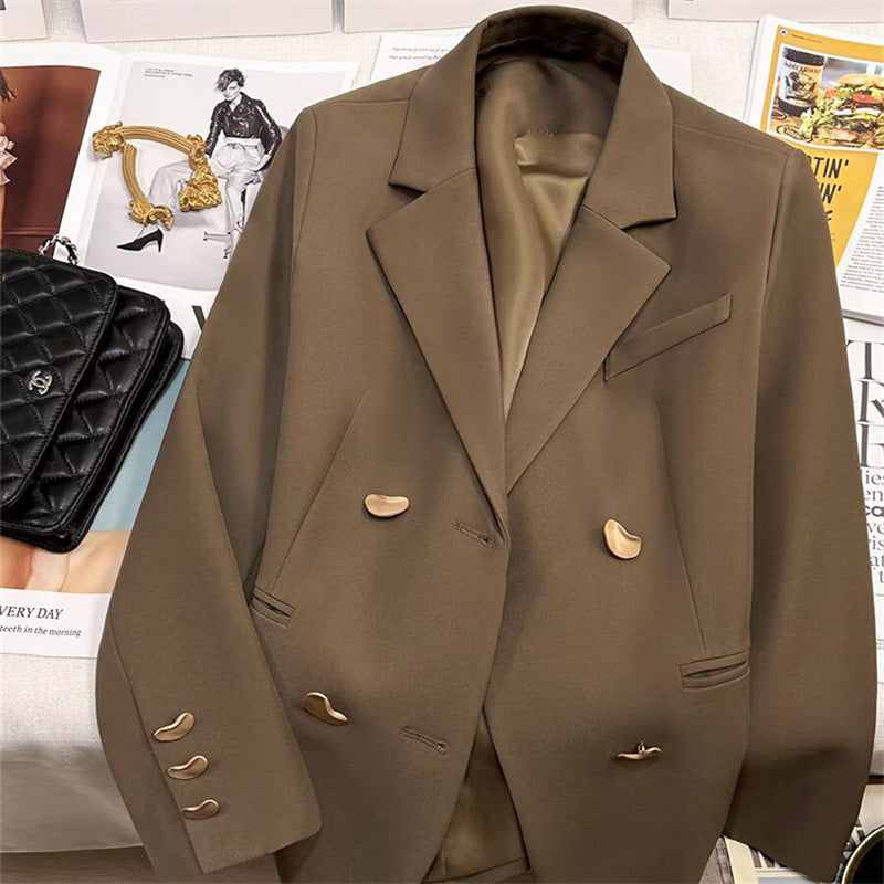 Damen Doppelt geknöpfter Blazer Drune
