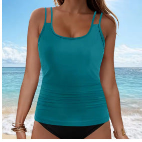 Damen Tankini-Oberteil mit modischem Rüschendesign Drune