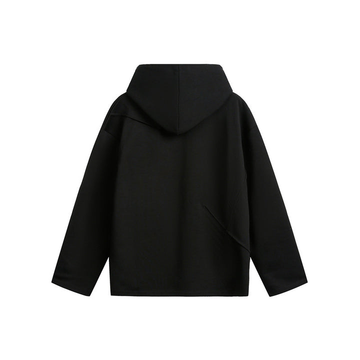 Unisex Oversize-Kapuzenpullover aus leichter French-Terry mit markanten Abnähern Drune