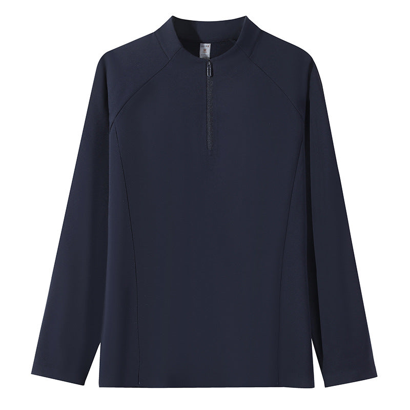 Damen Sportliches Langarmshirt mit Reißverschluss Drune