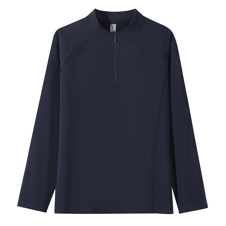 Damen Sportliches Langarmshirt mit Reißverschluss Drune