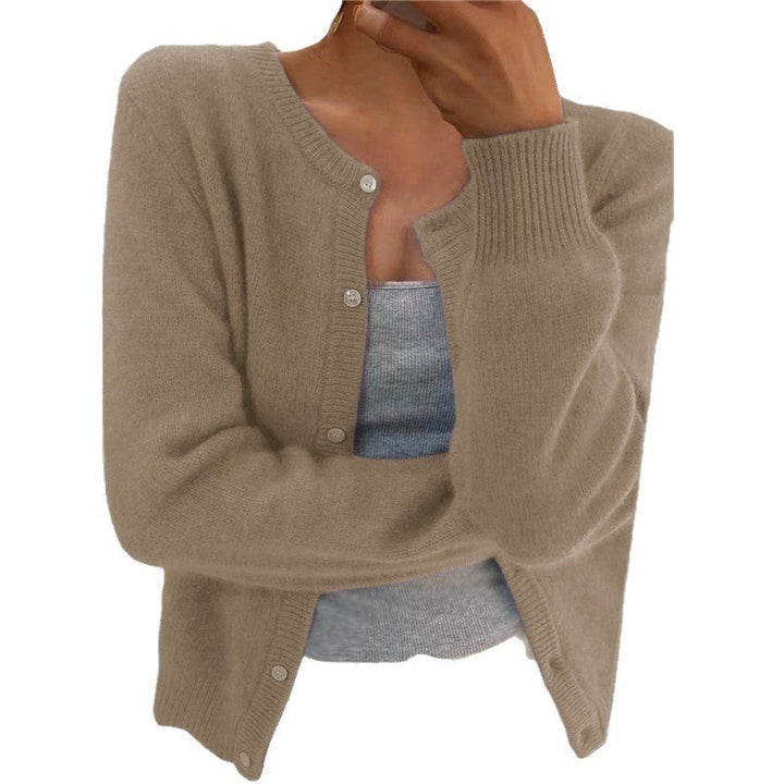 Damen kuschelige Strickjacke Drune