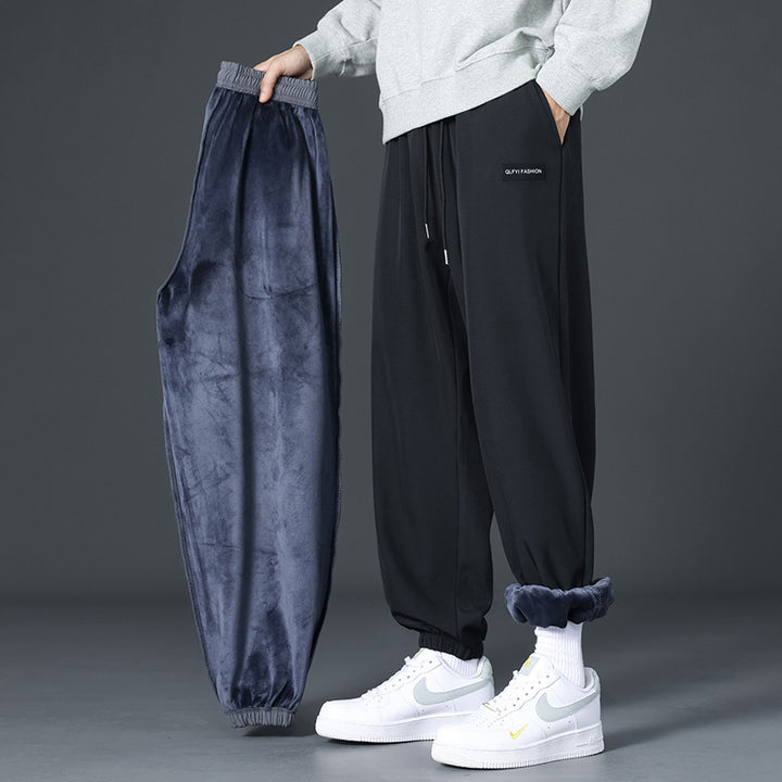 Herren Modische und Bequeme Fleece Jogginghose