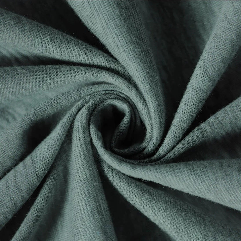 Damen A-Linien Kleid mit floralem Design und Zierknöpfen Drune