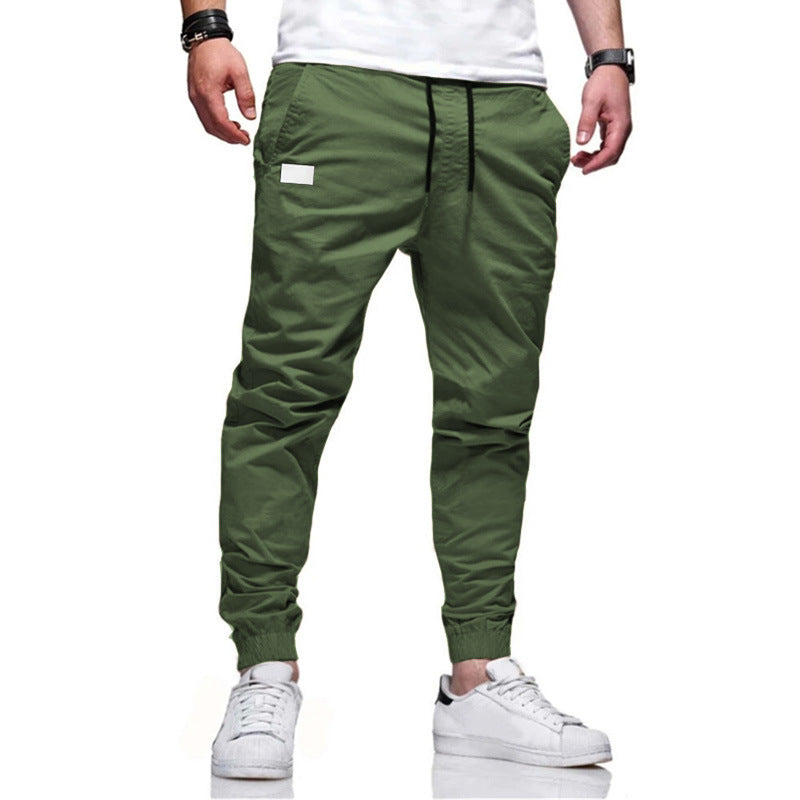 Herren nan funktionale Cargo-Joggerhose mit schmal zulaufendem Bein, elastischem Bund und eingelassenen Reißverschlusstaschen Drune