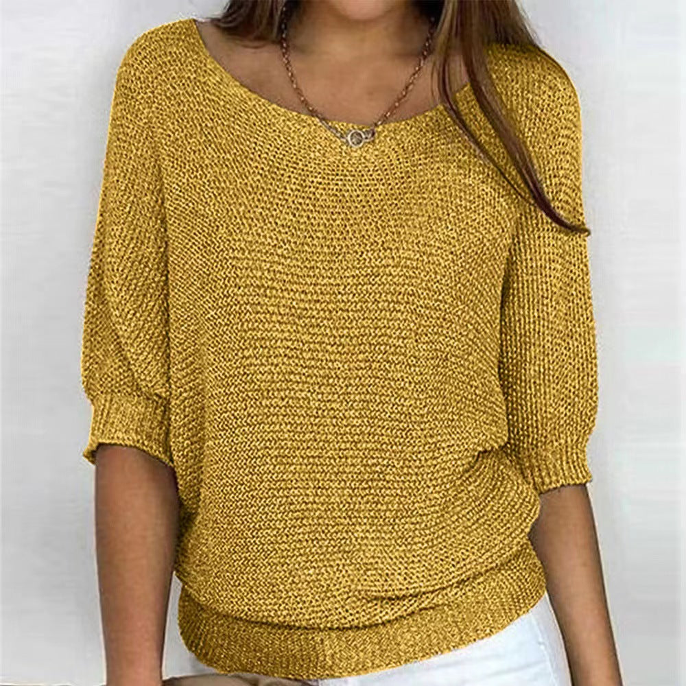 Drune | Elegantes Dreiviertelarm Bequemes Oberteil