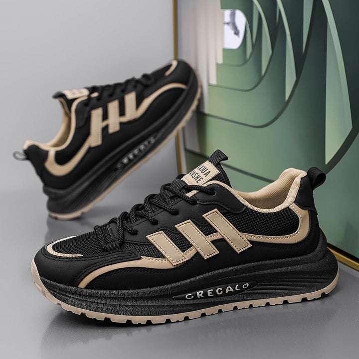 Herren Sportlicher Retro-Chunky Sneaker mit dicker EVA-Laufsohle und atmungsaktivem Mesh-Upper Drune