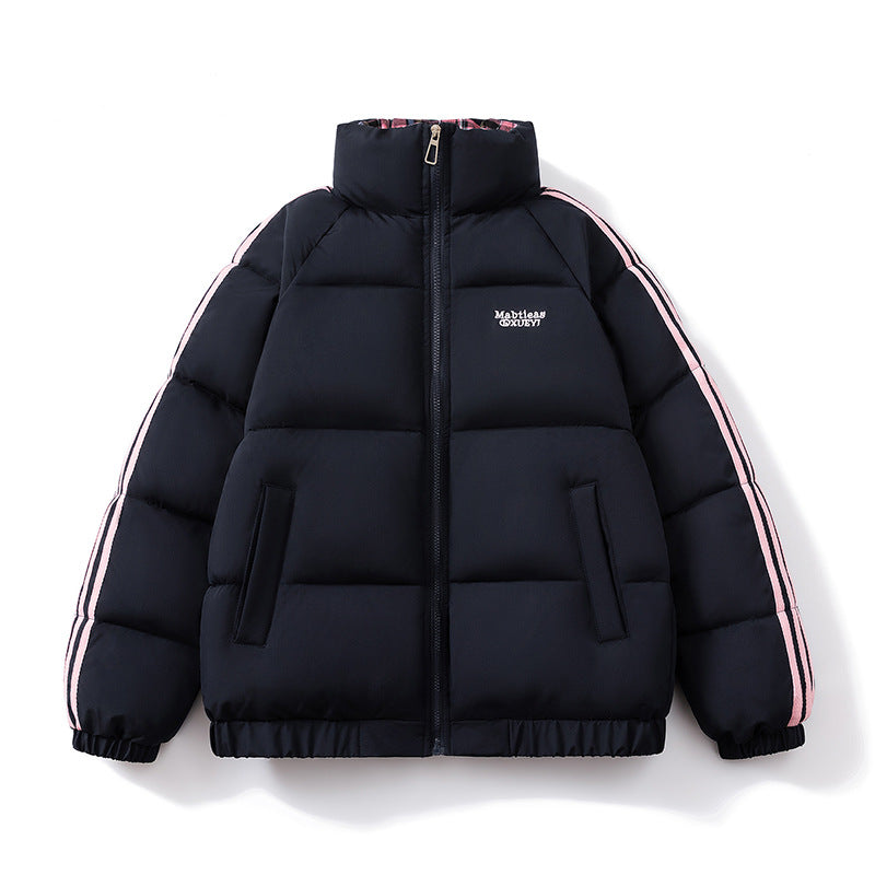 Damen Modische gepolsterte Winterjacke mit sportlichem Design und Baumwollfutter Drune