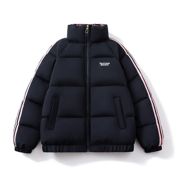 Damen Modische gepolsterte Winterjacke mit sportlichem Design und Baumwollfutter Drune