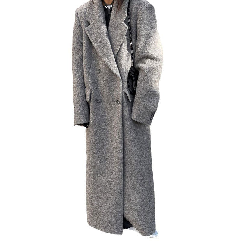 Damen Oversized-Wollmantel im eleganten Design Drune