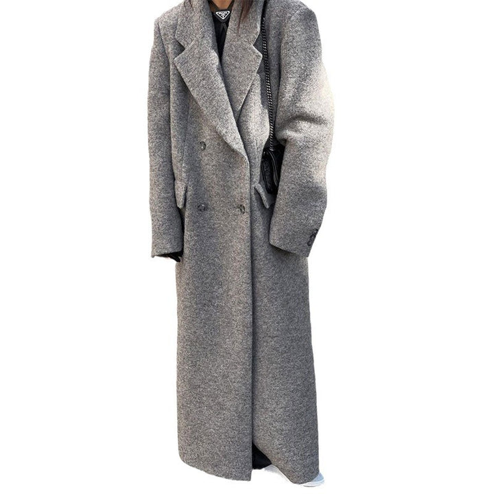 Damen Oversized-Wollmantel im eleganten Design Drune