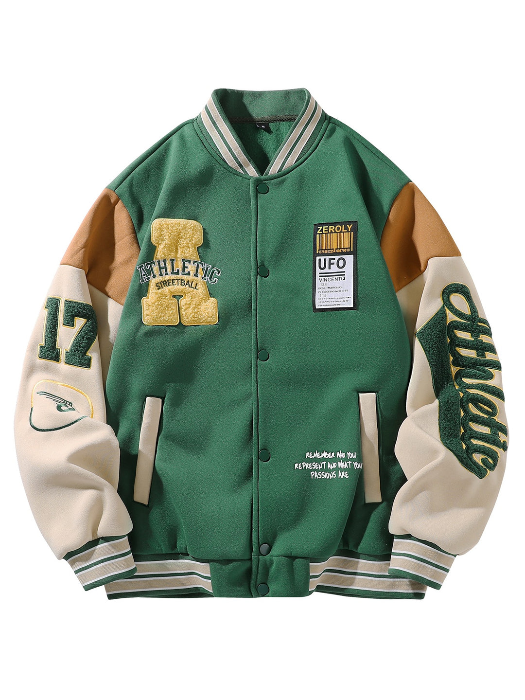 Herren Elegante College-Jacke Drune