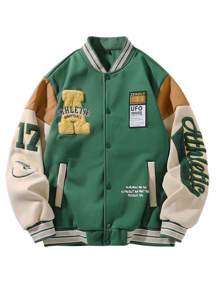 Herren Elegante College-Jacke Drune