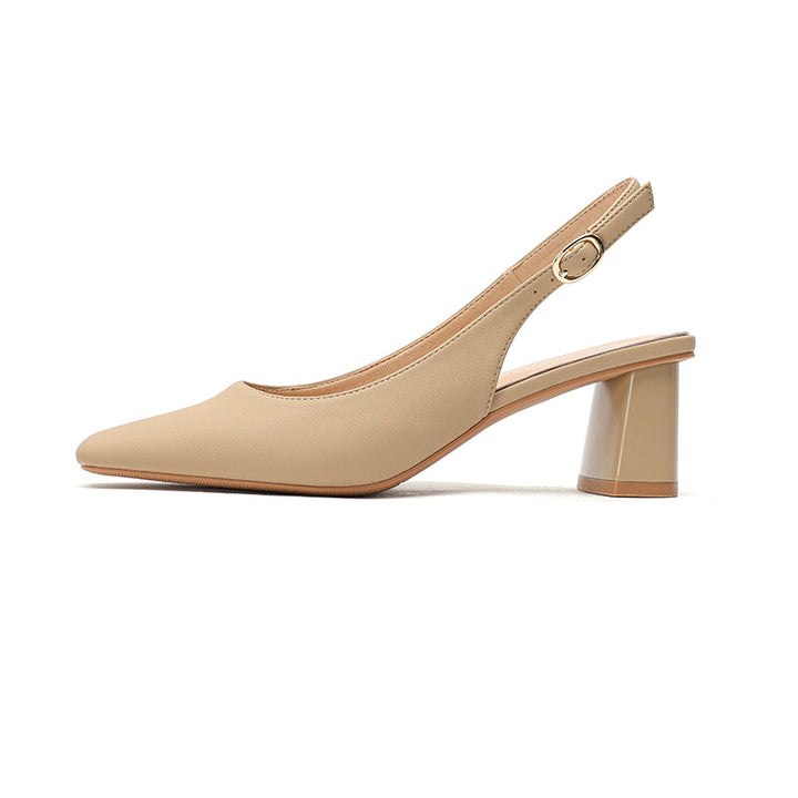 Damen Slingback Blockabsatz Pumps Drune