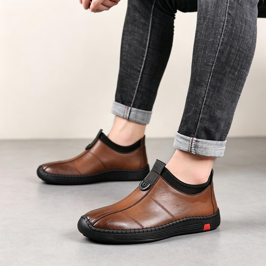 Herren Klassische Slipper Drune