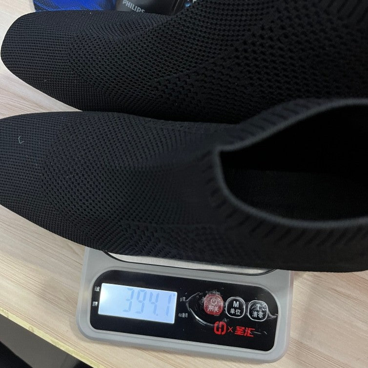 Damen nan gestrickte Sock-Boots mit elastischem Schaft, gepolsterter Innensohle und rutschfester Leichtsohle Drune