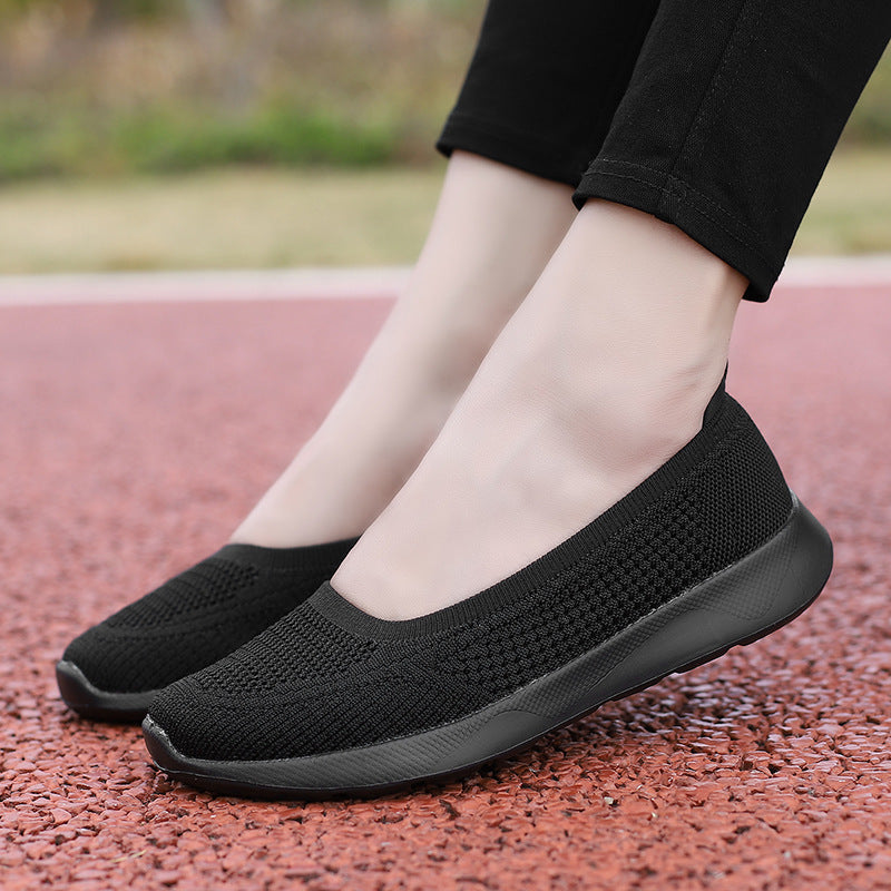 Damen atmungsaktive Slip-On Sneakers mit Adaptive Fit Technologie Drune