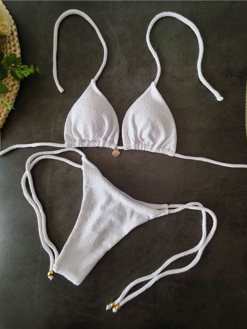 Damen Triangel-Bikini mit raffinierten Details Drune