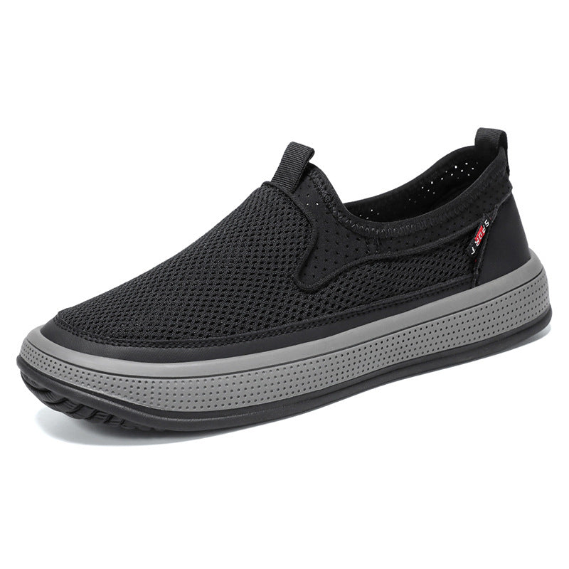Damen Komfortable und atmungsaktive Slip-On Sneakers mit rutschfester Sohle Drune