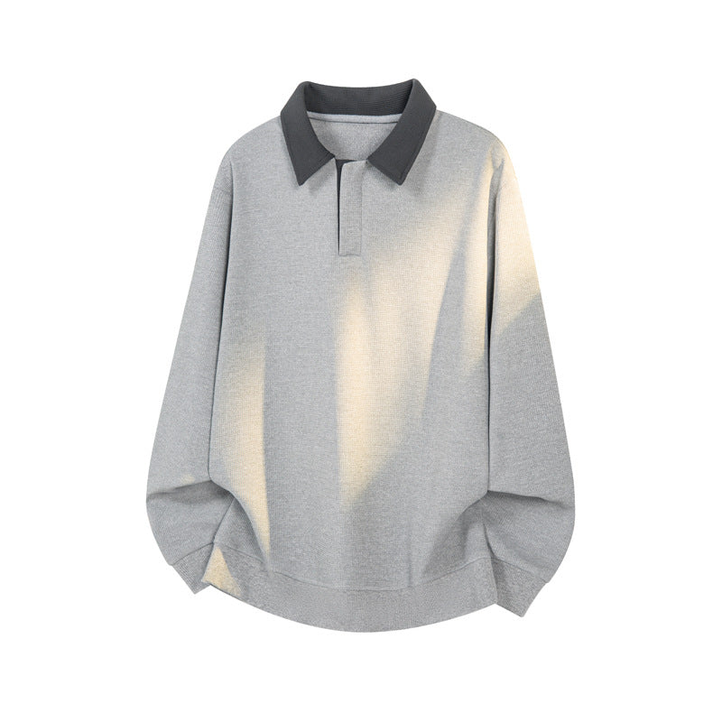 Herren Modischer Polo-Pullover Drune