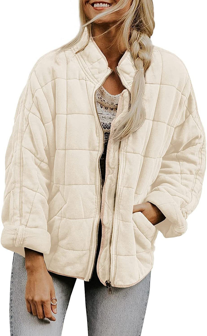Damen Übergroße Steppjacke Drune