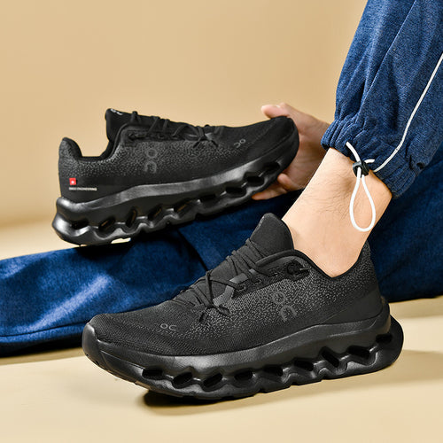 Unisex leichte Performance-Laufschuhe mit Hohlkammer-Zwischensohle und nahtlosem Strickoberteil Drune