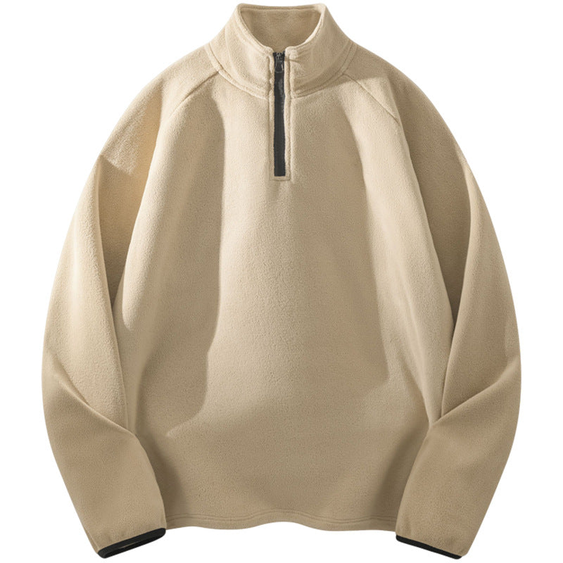 Damen Sportliche Fleecejacke mit Stehkragen Drune