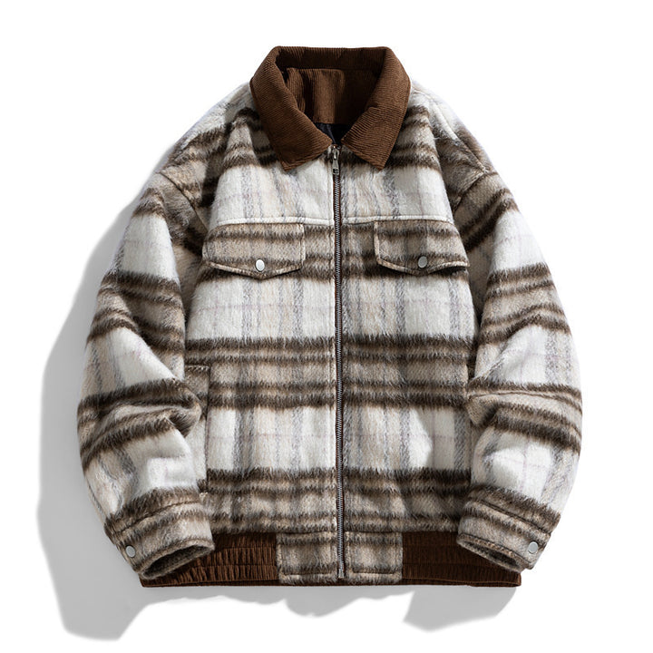 Herren Gemütliche Karojacke Drune