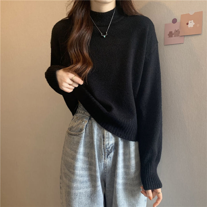 Damen modischer Rollkragenpullover Drune