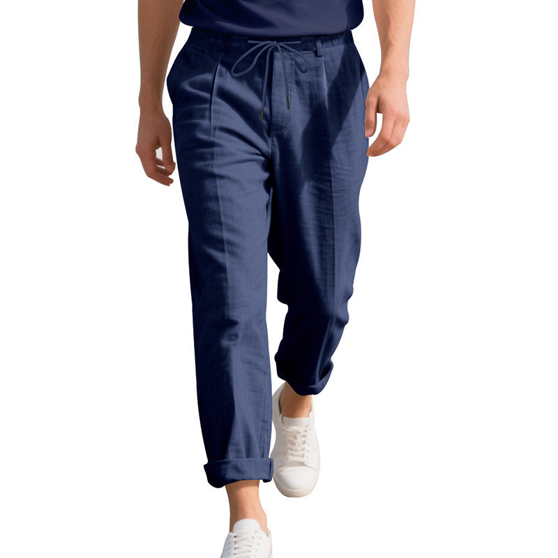 Herren leichte, atmungsaktive Strandhose mit verstellbarem Kordelzug und praktischen seitlichen Taschen Drune