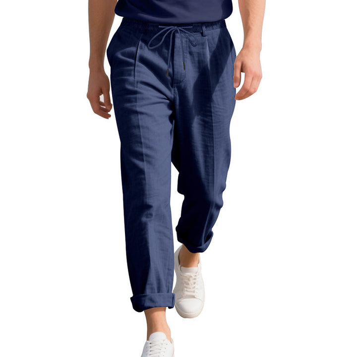 Herren leichte, atmungsaktive Strandhose mit verstellbarem Kordelzug und praktischen seitlichen Taschen Drune