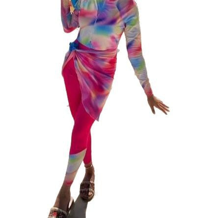 Damen Modischer Beachwear-Anzug mit Wickeldesign Drune