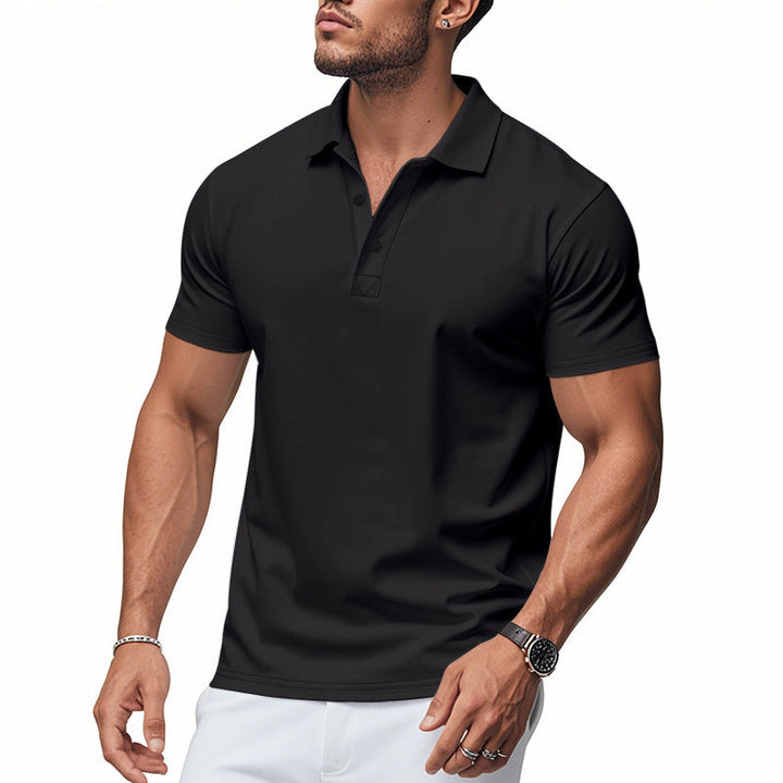Herren Polohemd mit modernem Schnelltrocknungsstoff und eleganter Passform Drune