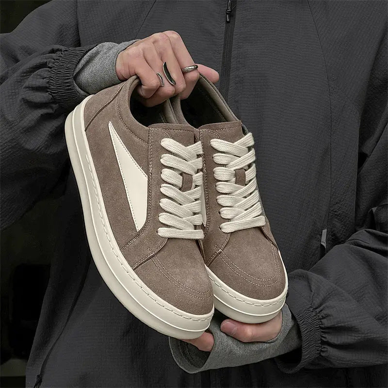 Damen modische Sneakers aus hochwertigem Wildleder mit zeitgemäßem Design Drune
