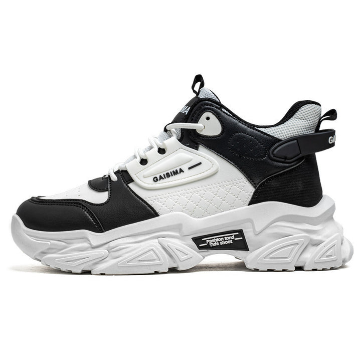 Unisex markante Chunky-Sneaker mit gesteppter Seitenpartie, Kunstleder-Overlays und profiliertem Offroad-Sohlenprofil Drune