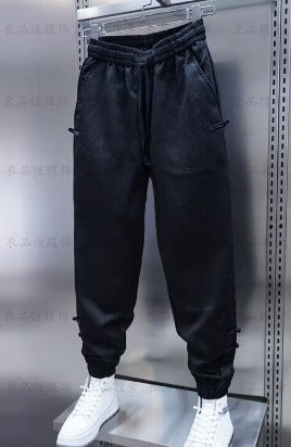 Herren Cargohose im Camouflage-Utility-Stil mit geradem Bein und robustem Canvas Drune