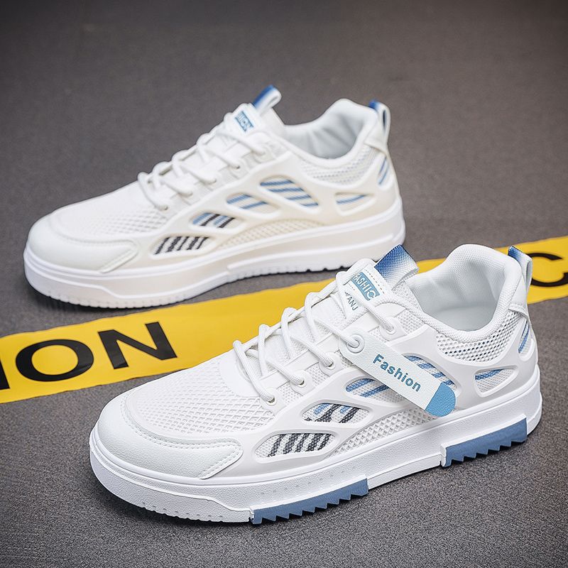 Damen modische Sneakers mit atmungsaktiven Mesh-Einsätzen und flexiblem Fußbett Drune