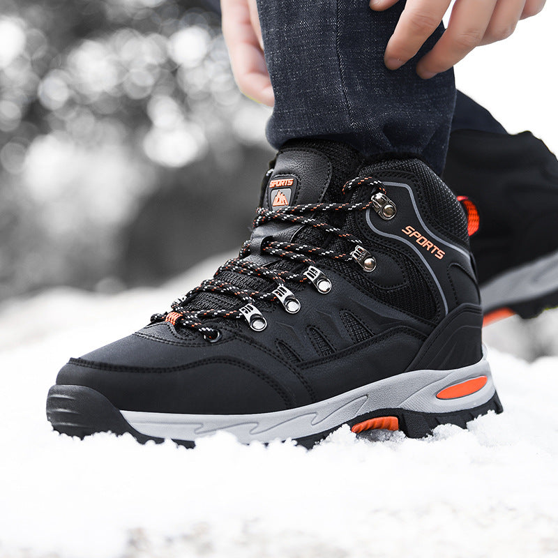 Damen Gefütterte wasserdichte Trekkingstiefelette mit Thermofutter und griffiger Profilsohle Drune