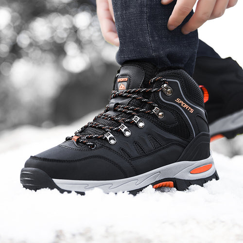 Damen Gefütterte wasserdichte Trekkingstiefelette mit Thermofutter und griffiger Profilsohle Drune