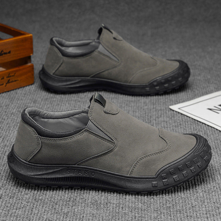 Damen Bequeme Slip-On Sneakers mit hochwertigem Obermaterial und rutschfester Sohle Drune